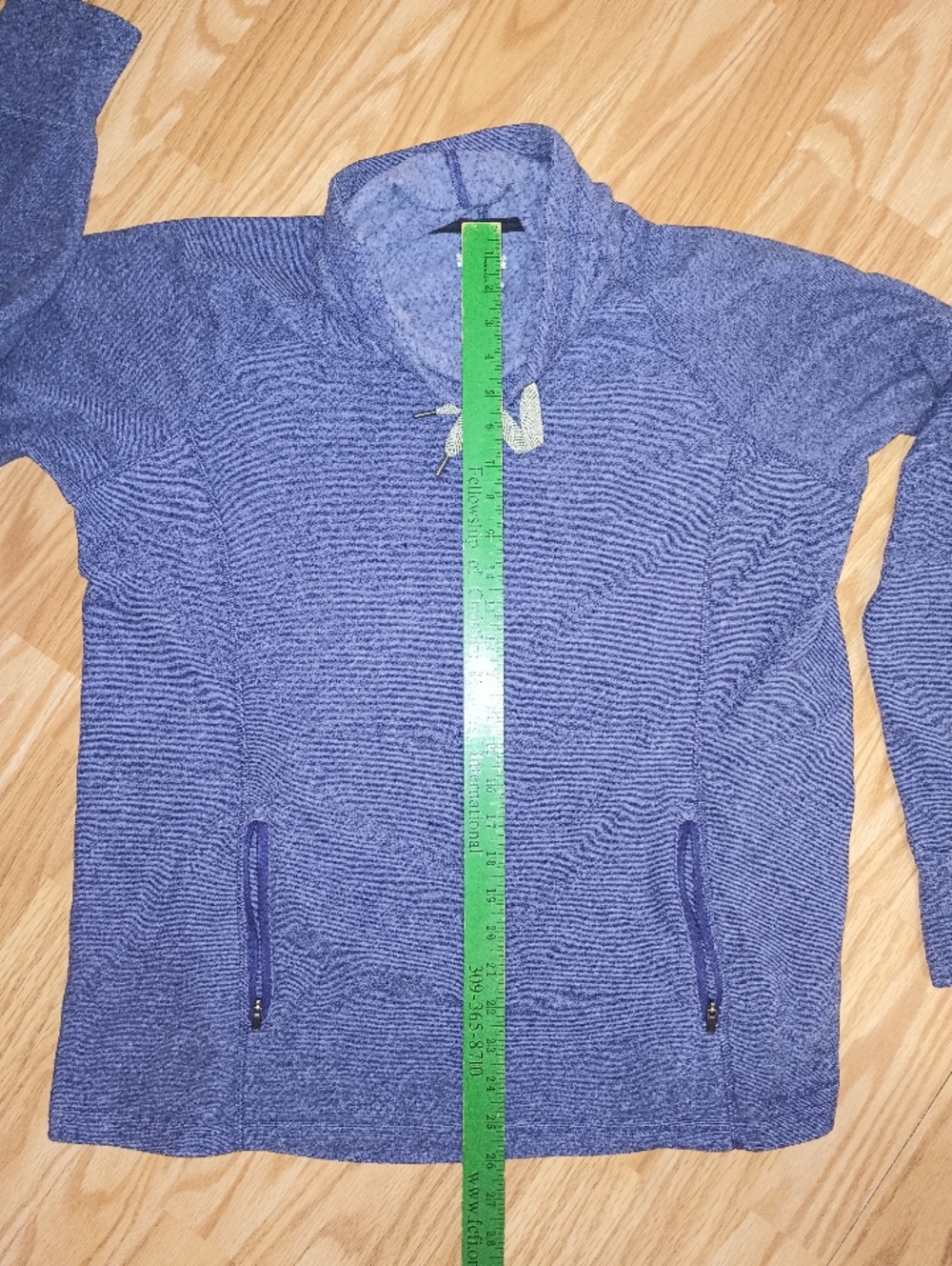 Noble Outfitters Cowl Neck Sweatshirt. Purple. Women's XL - Picture 8 of 10